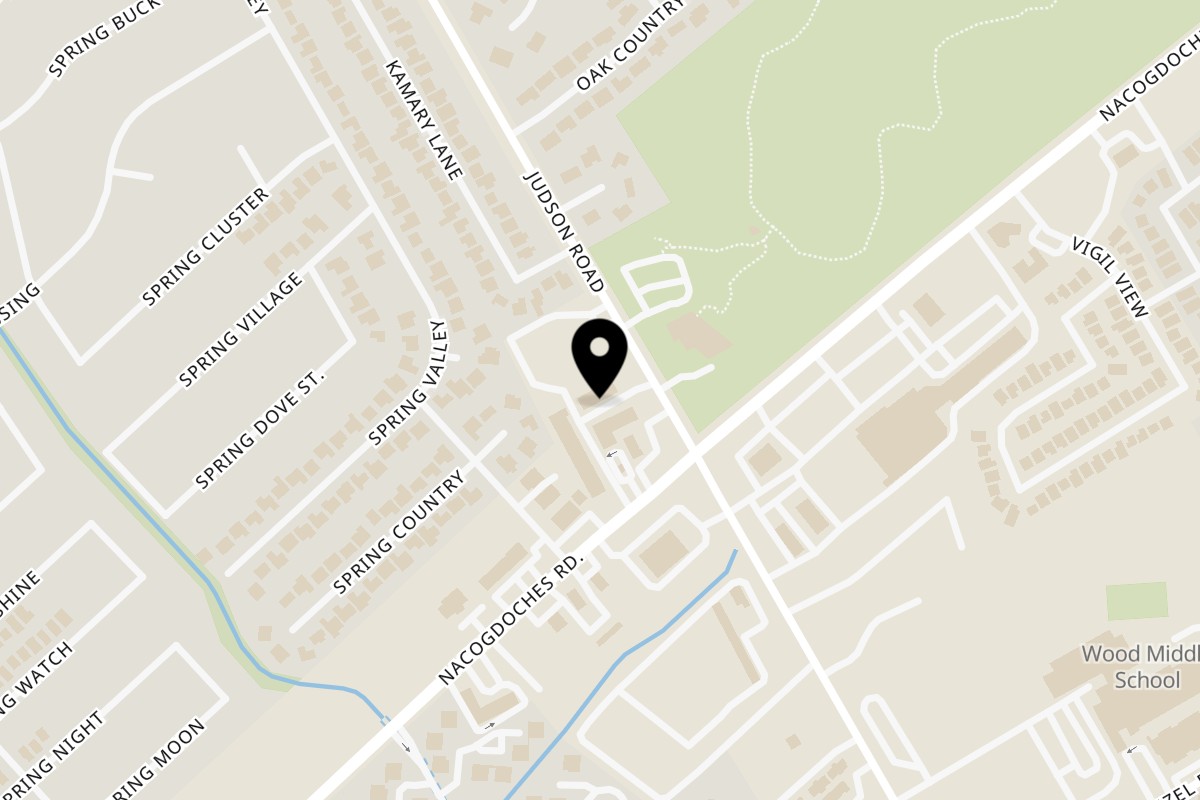 Map showing the location of Sabores del Cielo - Comida Latina on 15033 Nacogdoches Rd Ste 106 in San Antonio